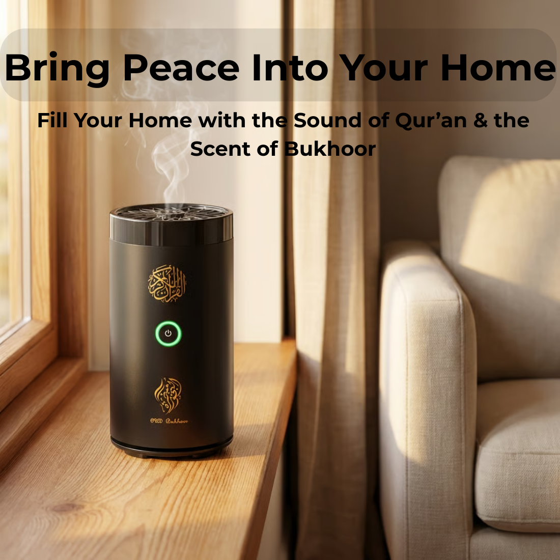 sakinah - Quran Reciter & Bukhoor Burner